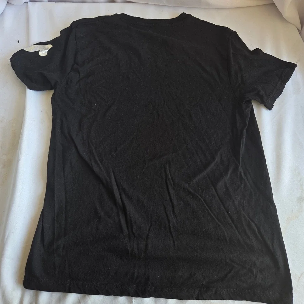 True Religion Mens T-Shirt Bundle 3 Pack Black Cotton Horseshoe Logo Y2K Medium